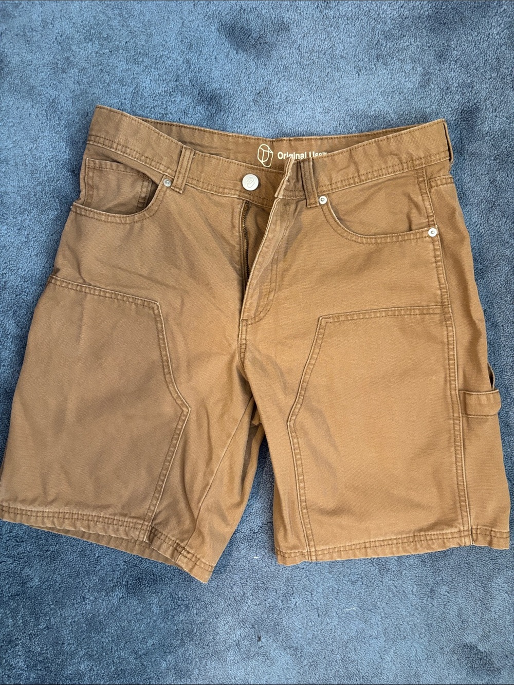 Original Use Men's Tan Cargo Work Shorts